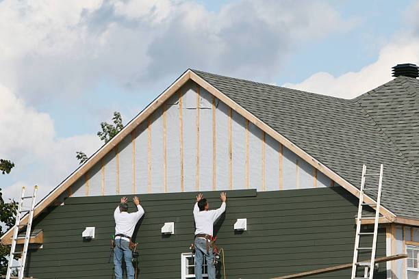 Professional Siding Contractor technician working in Waynesville, NC